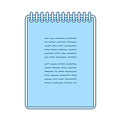 Image showing Binder Notebook Icon