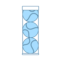 Image showing Tennis Ball Container Icon