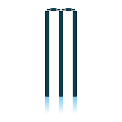 Image showing Cricket Wicket Icon