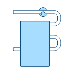 Image showing Heated Towel Rail Icon