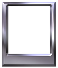 Image showing 3D Silver Photo Frame