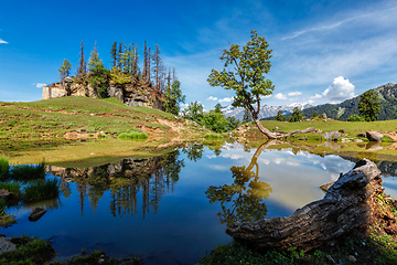 Image showing Indian Himalayan landscape in Himalayas