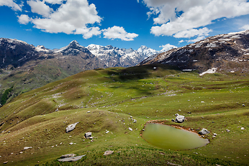 Image showing Indian Himalayan landscape in Himalayas