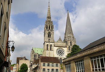 Image showing Cathedral of Notre-Dame in Chartres, France