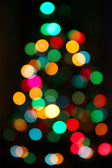 Image showing Unfocused Bright Colorful Lights Background