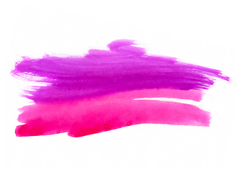 Image showing Bright abstract watercolor shape 