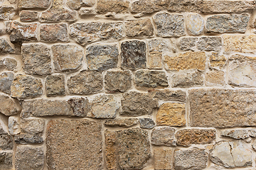 Image showing detail of old stone wall