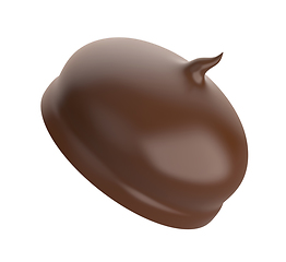 Image showing Chocolate coated marshmallow