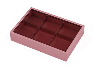 Image showing Empty pink box