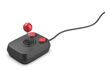 Image showing Retro computer joystick