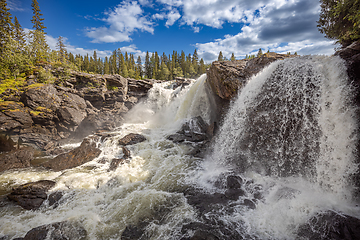 Image showing Ristafallet waterfall in the western part of Jamtland is listed