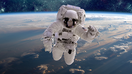 Image showing Astronaut in outer space