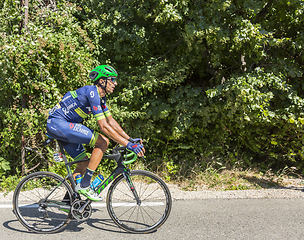 Image showing The Cyclist Ruben Plaza Molina on Mont Ventoux - Tour de France 