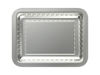 Image showing Empty aluminum food container