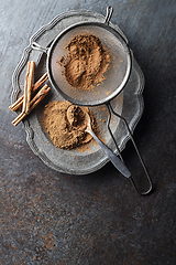 Image showing Cinnamon powder