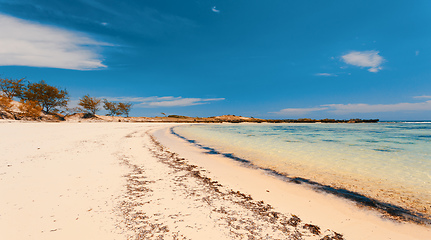 Image showing sand beach in Madagascar, Antsiranana, Diego Suarez