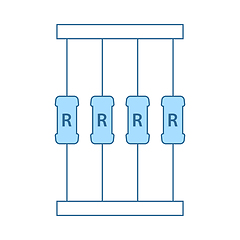 Image showing Resistor Tape Icon