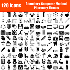 Image showing Set of 120 Icons