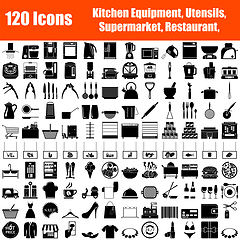 Image showing Set of 120 Icons