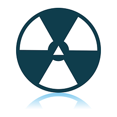 Image showing Radiation Icon