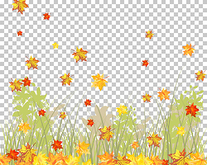 Image showing Meadow autumn background