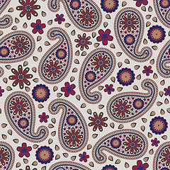 Image showing Oriental cucumbers seamless pattern