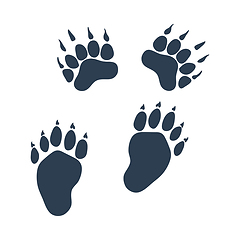 Image showing Icon Of Bear Trails