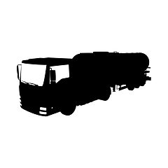 Image showing Truck Silhouette