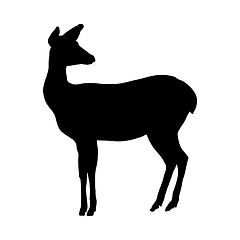 Image showing Deer Silhouette