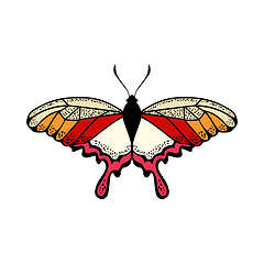 Image showing Butterfly Icon