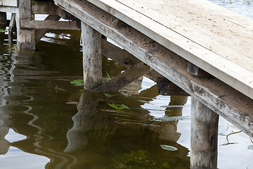 Image showing wooden pier