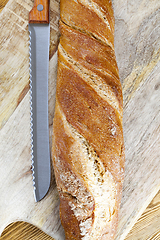Image showing one fresh bread