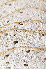 Image showing sliced loaf of bread