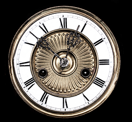 Image showing old clock isolated