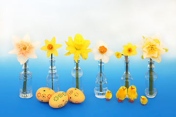 Image showing Symbols of Spring and Easter Composition