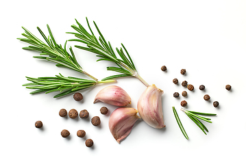 Image showing garlic and spices