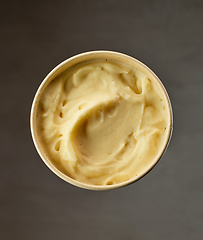 Image showing homemade vanilla ice cream