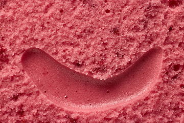 Image showing raspberry sorbet texture