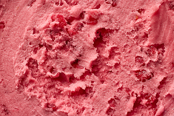 Image showing raspberry sorbet texture