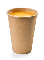 Image showing pumpkin drink in take away cup