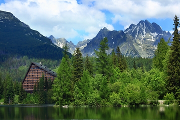 Image showing Landscape at Strbske Pleso in Slovakia