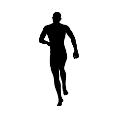 Image showing Standing Pose Man Silhouette