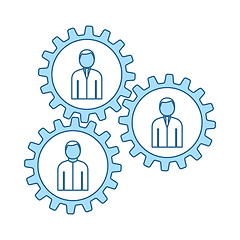 Image showing Teamwork Icon