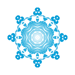 Image showing Circle Snowflake