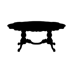 Image showing Table Silhouette