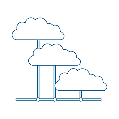 Image showing Cloud Network Icon