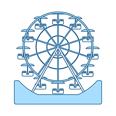 Image showing Ferris Wheel Icon