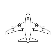 Image showing Airplane Takeoff Icon