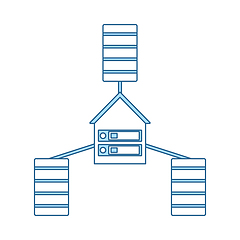 Image showing Datacenter Icon