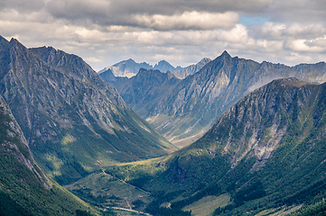 Image showing panorama of the mountains